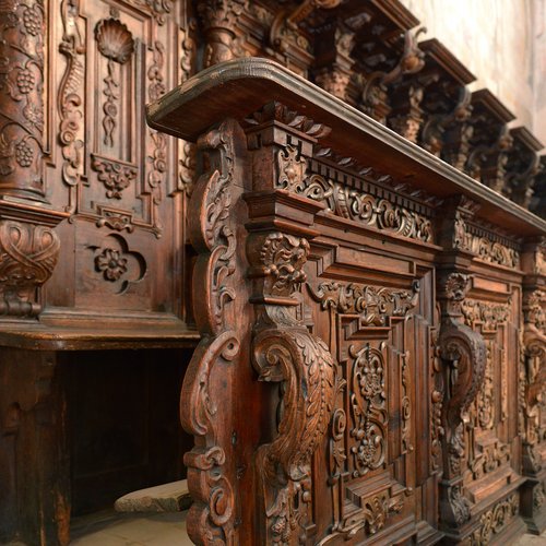 Coro ligneo, particolare