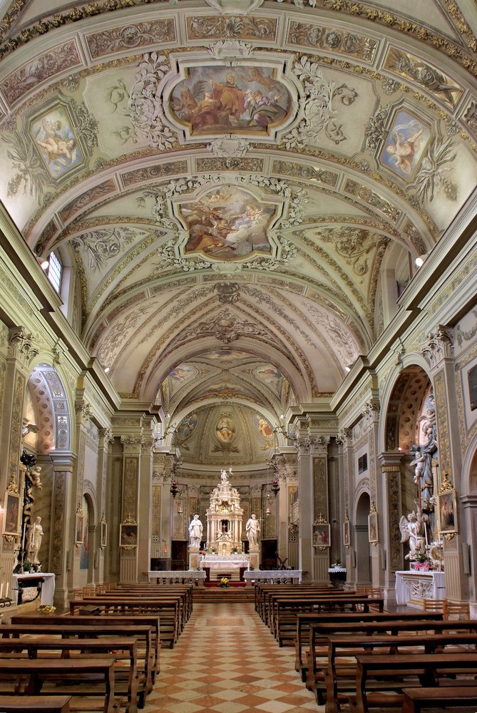 Interno della Chiesa, sec. XVIII
