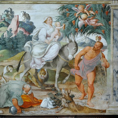 Pomponio Amalteo, Fuga in Egitto