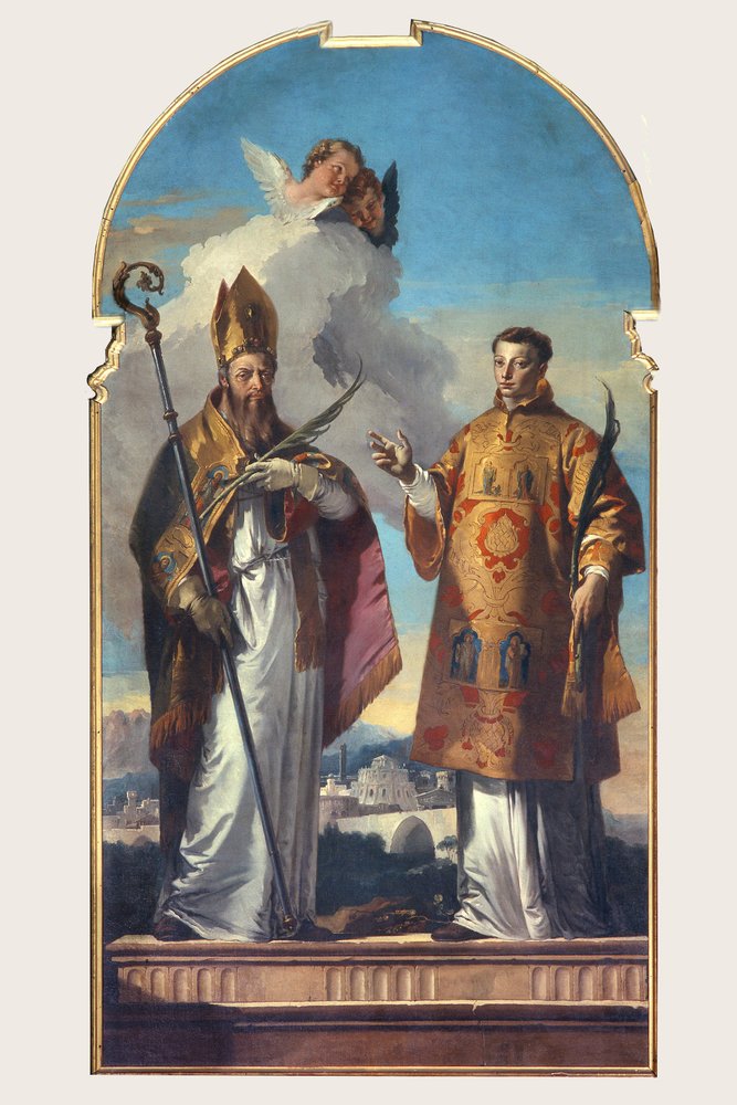 Giambattista Tiepolo, Santi Ermacora e Fortunato, pala d'altare dell'omonima cappella, 1736