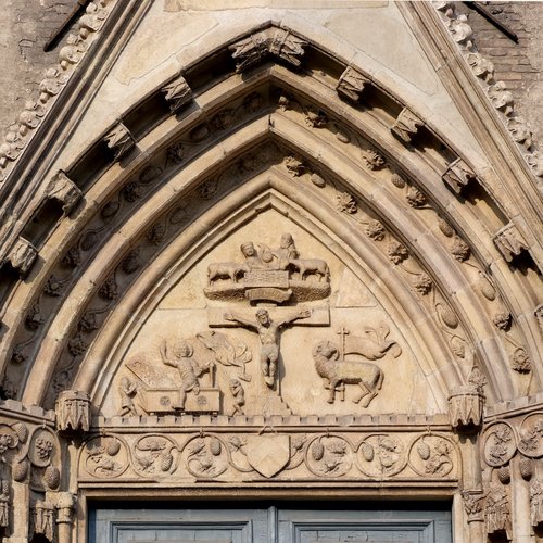 Duomo di Udine, portale della Redenzione