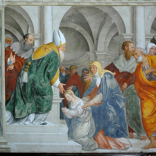 Pomponio Amalteo, Presentazione di Maria al Tempio