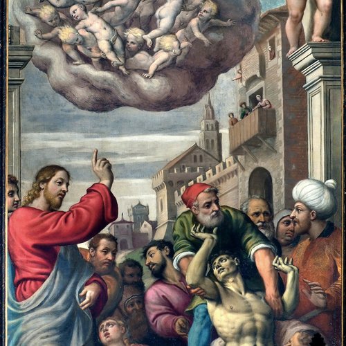 Pomponio Amalteo, Resurrezione di Lazzaro, cappella SS. Trinità, XVI sec.