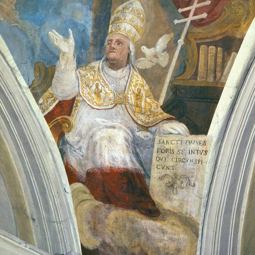 Giovanni Pietro Venier, L'Apocalisse, 1732, particolare, San Gregorio Magno