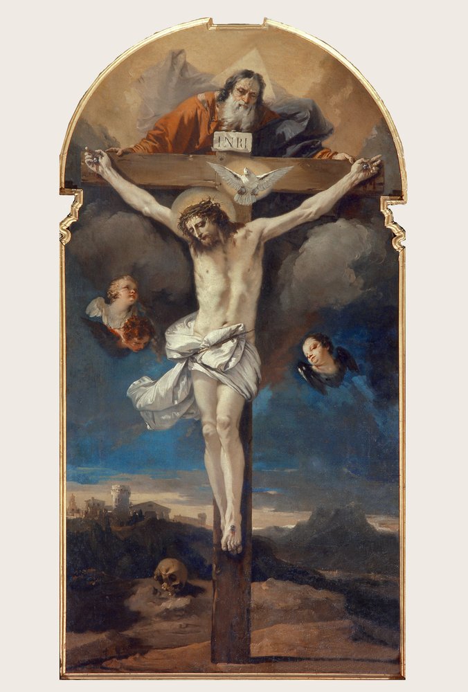 Giambattista Tiepolo, Santissima Trinità, pala d'altare dell'omonima cappella, 1738